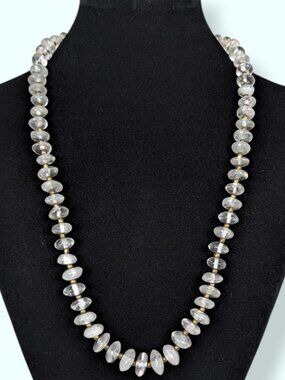 Vintage Graduated Rock Crystal Necklace